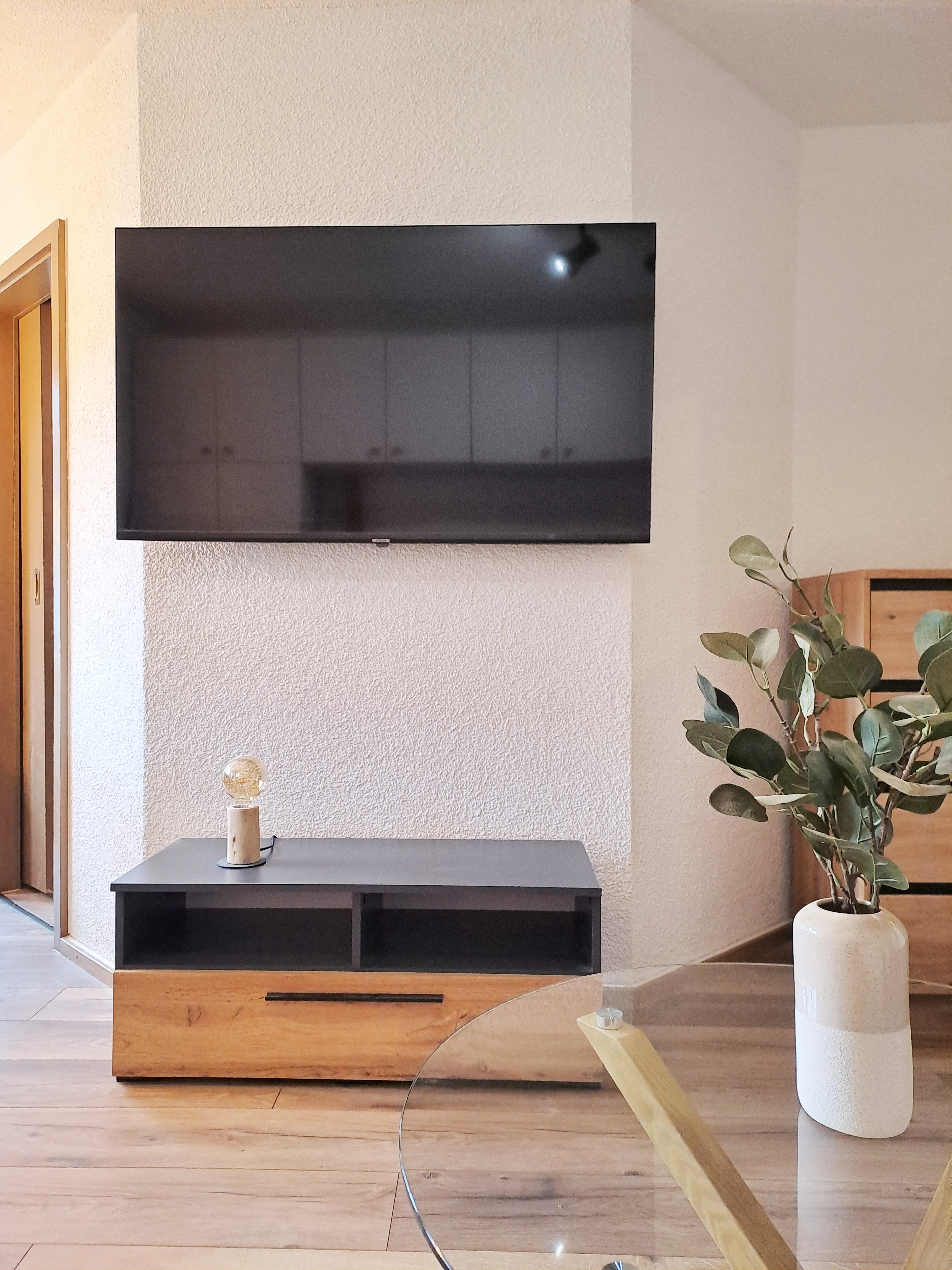 Wohnzimmer mit Bergblick